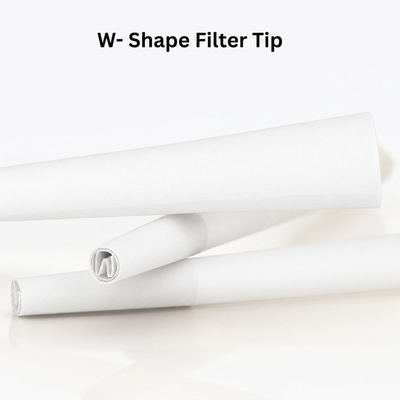 98mm Pre-Rolled Cones – Natural Rolling Paper Cones with Filter Tips | White & Brown | Slow Burning
