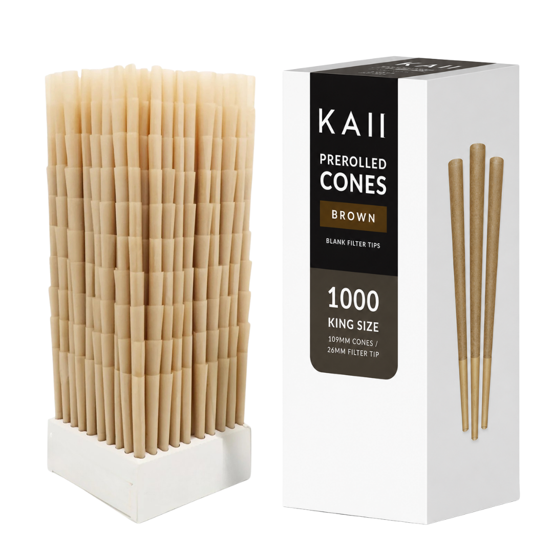 King Size Pre-Rolled Cones (109mm) White