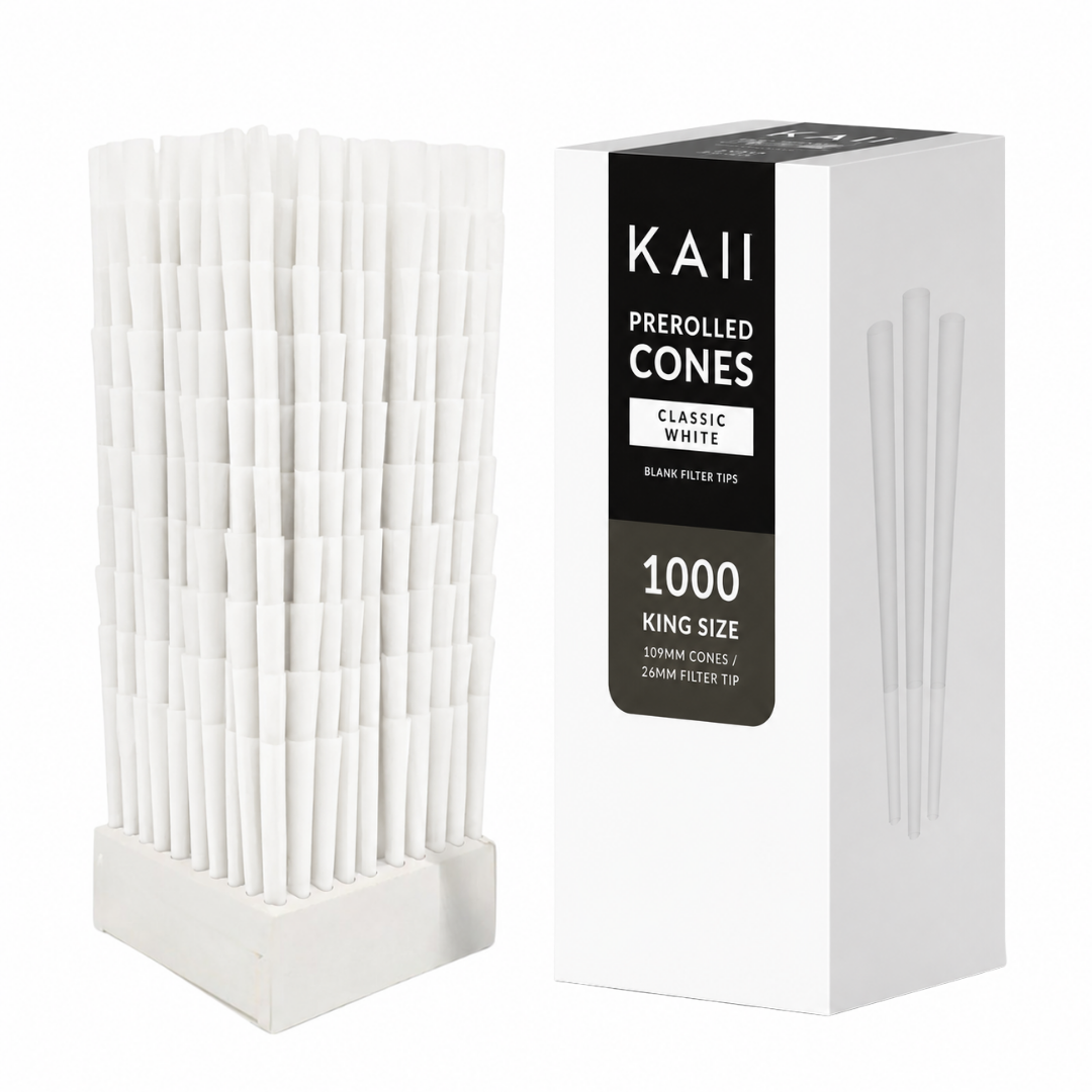 King Size Pre-Rolled Cones (109mm) White
